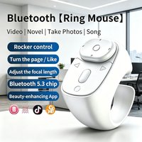 New Smart Bluetooth Finger Ring Mouse TikTok Browsing E-Book Page Turning Camera Shutter Lazy Remote Control for Android iOS