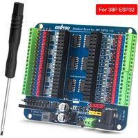 OSOYOO Breakout Board for 30-Pin ESP32-WROOM/WROVER & ESP8266 NodeMCU, Not for ESP32-C/S/H/P Series