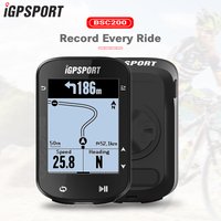 iGPSPORT BSC200 GPS ANT+Cycling Fahrradcomputer Sensoren Reiten Fahrrad Routen Navigation Drahtloser Kilometerzähler