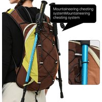 Outdoor Hiking Bag for Women, Purple 18L Hiking Backpack, Lightweight Backpack for Male College Students, Cycling, Camping, Off-Road