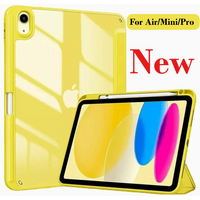 Acrylic HD Case for 2025 New IPad A16 Pro M5 Air 13 11 12.9 11 10 9 8 7 6 5 4 th Generation M3 M2 M4 inch Shockproof Clear Funda