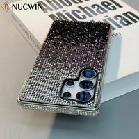 Luxury Bling Full Shinny Diamond Case For Samsung S23 S24 S25 Ultra S25 Plus S25 S24 S23 S22 S21 S20 Note20 Ultra Glitter Cover