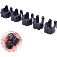 5Pcs Plastic Club Clip Fishing Rod Pole Storage Rack Tip Clamps Holder
