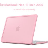 Laptop Case for Apple Macbook Neo 13inch A3404 2026 Translucent Anti-slip Bag Cases Plastic Sleeve Neo Hard Shockproof Cover