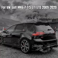 For Volkswagen VW Golf 6 MK6 GTI GTD /Golf 6 R Max 2009-2020 Gloss Black Maxton Style Rear Roof Spoiler Wing Body Kits Tuning