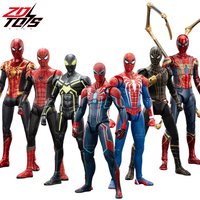 ZDTDS Original Spider Man Velocity Suit ADVANCED SUIT 1/10 Iron Spider Marvel legends Peter Parker Model Action Figure Toy Gift