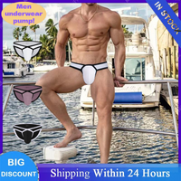 Men Modal Briefs 3D Pouch Athletic Sports Male Breathable Skin-friendly Soft Underwear High Stretch Underpants for Daily Wear
