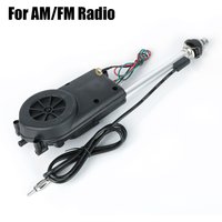 12V Universal Exterior Vehicle Aerials For Car SUV AM FM Radio Electric Power Automatic Telescopic Antenna