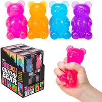 Aesthetic Bear Squeeze Ornament: Colorful Maltose Sensory Desktop Decor, Creative Office Stress Relief Accessory, Home Art