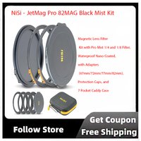 NiSi - JetMag Pro 82MAG Black Mist Kit, Magnetic Lens Filter Kit with P ro Mist 1/4 and 1/8 Filter