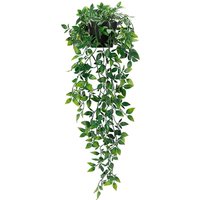 1Pc Artificial Ivy Plant Plastic Leaf With Pots Wedding Garden Home Centerpiece Outdoor Festival Bonsai DIY Gift Decoration Prop