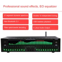 EQ8000 Equalizer Bluetooth 5.3 Fibre Coaxial Digital Audio Decoding Pre Stage Player AC220V ± 10% 50Hz/60Hz