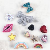 Metal High Quality Alloy Diamond Shoe Buckle Fashion Gem Shoes Accessories