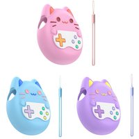 Games Console Soft Cover Liquid Silicone Fall Resistant Protective Cover With Lanyard For Tamagotchi Paradise Games Accessories