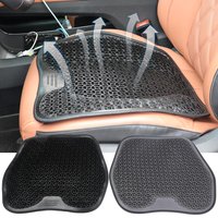 TPE Gel Seat Cushion Car Office Honeycomb Massage Pad Summer Breathable Relieve Fatigue Mat Machine Washable Ergonomic Support