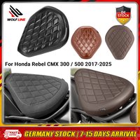 WOLFLINE Vorderer Fahrersitzkissen für Honda Rebel CMX 300 / 500 2017-2025 Solo Motorradsitz für Tägliche Stadtpendlerfahrten & Freizeitfahrten im Land