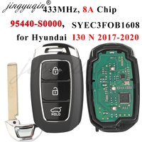 jingyuqin 95440-S0000 Remote Car Key 433Mhz 8A Chip for Hyundai I30 N 2017 2018 2019 2020 Smart Keyless Fob Control SYEC3FOB1608