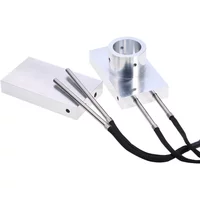 4x7inch Rosin Press Plate Kit with 4pcs Heating Rod and Double Pid Temperature Controller Module DIY Build 10-20 Ton Rosin Press