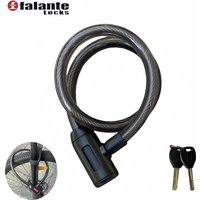 AliExpress falante Falante Anti-Theft Weatherproof Steel Cable Bicycle Lock Brass Key Lock for Motorcycle Bike Scooter - Safety Accessory
