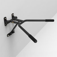 Wall Mounted Pull up Bar 2 in 1 Pull up Dip Bar Station Space Saving Multifunctional