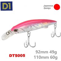 D1 Sea Minnow Heavy Sinking Lure 92mm 49g 110mm 60g Rocks & Beach Artificial Hard Bait Tuna Wobblers Tackle For Pike DT5005