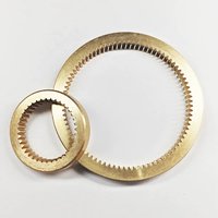 0.5M Precision Brass Internal Gear Ring, Small-Module Planetary Gear Metal Gear Housing Reducer, Internal Gear