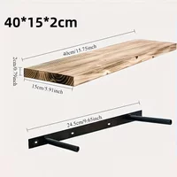 Wooden Floating Shelves Living Room Wall Storage Racks Bookshelf Wall-mounted Holders Desk Decorating Supplies