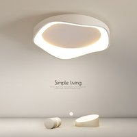 Nowoczesne lampy sufitowe LED minimalistyczny czarny biały akryl lampa do sypialni do nauki salonu korytarz oprawy oświetleniowe