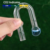 Kit Grass Aquarium CO2 Indicator Fish Tank PH Accessories CO2 Diffuser CO2 Monitor Glass Drop Checker Indicator Monitor