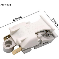 【Y3】5Pcs/Set 16A Electric Kettle Switch High Power Temperature Control Kettle Accessories Automatic Outage Handle Key Switch