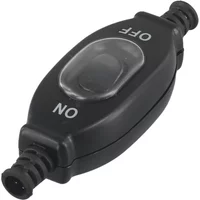 204 IP65 Waterproof Dustproof In-line Switch Silver Contact Double Cut Switch High Working Power ON-OFF Push Button 3A 250V