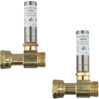 Stainless Steel Washing Machine Water Hammer Arrester 3/4" NH Thread Arrester For Electrical Equipment Tool Accessory