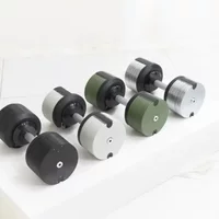 Popular Adjustable Dumbbell 40kg Iron and Cast Iron Equipment Custom Design for Strength Training Professional Home Gym Gear
