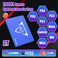 JMachen New Play Zone Extreme 2TB Game Console with 20441 Retro&&3D&AAA Games for PS5/4/3/2/1Xbox/Switch/Wii/Wiiu for PC/Laptops