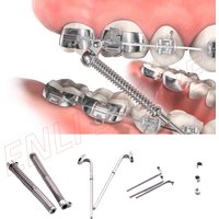 1 Set Dental Orthodontic Class II Corrector Fatigue Resistant Device Push Rod 22/25/29/32/35/38mm Forsus