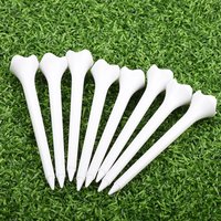 10pcs 70mm 83mm Length Professional Tee Plastic Golf Tees 4 Claw Durable Plastic Golf Tees Golf Accessories Assistive Devices