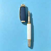 2027 Limited Edition White Mon-mb Fountain Pen 4810 TIPIridium gold F 0.5mm Nib F 0.5 calligraphy pen Classic Vintage Ball Pens