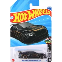 2025G Original Hot Wheels Car Bentley Continental GT3 1/64 Diecast Voiture Alloy Model HW Race Day Toys for Boys Birthday Gift
