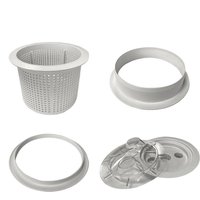 Universal Pool Skimmer Basket Ring Replacement Cover & Filter, Essential Maintenance Accessory for Pools Spas, Outdoor Backyard