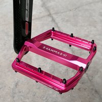 SHANMASHI DH Mountain Bike Wide Big Comfort Pedal 3 Bearing Aluminum Alloy Mtb Downhill Bicycle Pedal