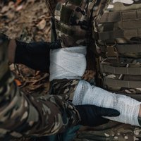 Nashorn 6/12 stücke elastische Krepp bandage Erste-Hilfe-Kit Gaze Wundauflage Pflege Notfall Bandage Outdoor-Sport