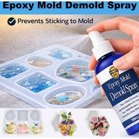 Mold Release Spray for Candle Making and Epoxy Resin, Fast-Drying Silicone Oil Releaser Promotes Mold Longevity