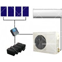 Solar Powered 18000 BTU Mini Split Air Conditioner for Mobile Homes, Portable AC Unit with Battery Backup