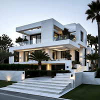 Fast-Install Low-Cost Villa Modern 3 Bedroom Two-Story Prefabricated House Steel Structure Modular House for Home Use