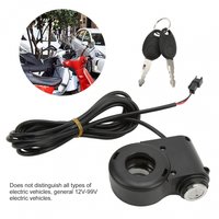 AliExpress NONE 12/24/36/48V Electric Scooters Thumb Lock Kit with Handlebar Electric Bike Thumb Lock Kit