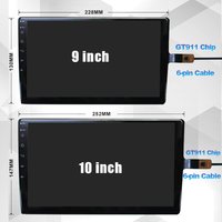 Car Tempered Glass Protective Film for 9 Inch 10 Inch Car Radio Multimedia Video Player GPS Navigation Android 11