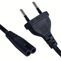 EU Power Cable 2pin Power Extension Cord for Dell Laptop Charger Canon Epson Printer Speaker PS4 Desk Lamps Figure 8 Connectors