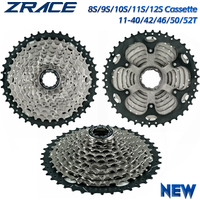 ZRACE Bicycle Cassette 8 9 10 11 Speed MTB bike freewheel 11-42T / 11-46T / 11-50T / 11-52T for ALIVIO / DEORE / SLX / XT