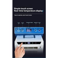 Premium Free Installation Mobile Air Conditioner - 3000BTU 110V 220V Split Wire Remote Control Camping Tent