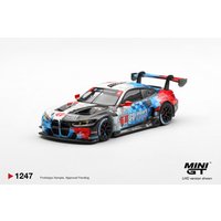 MINIGT 1/64 BMW M4 GT3 EVO # 1 Paul Miller Racing 2025 MGT01247-CH Samochody Metalowy Model z Odlewów Stopowych Zabawki dla Dzieci Chłopców